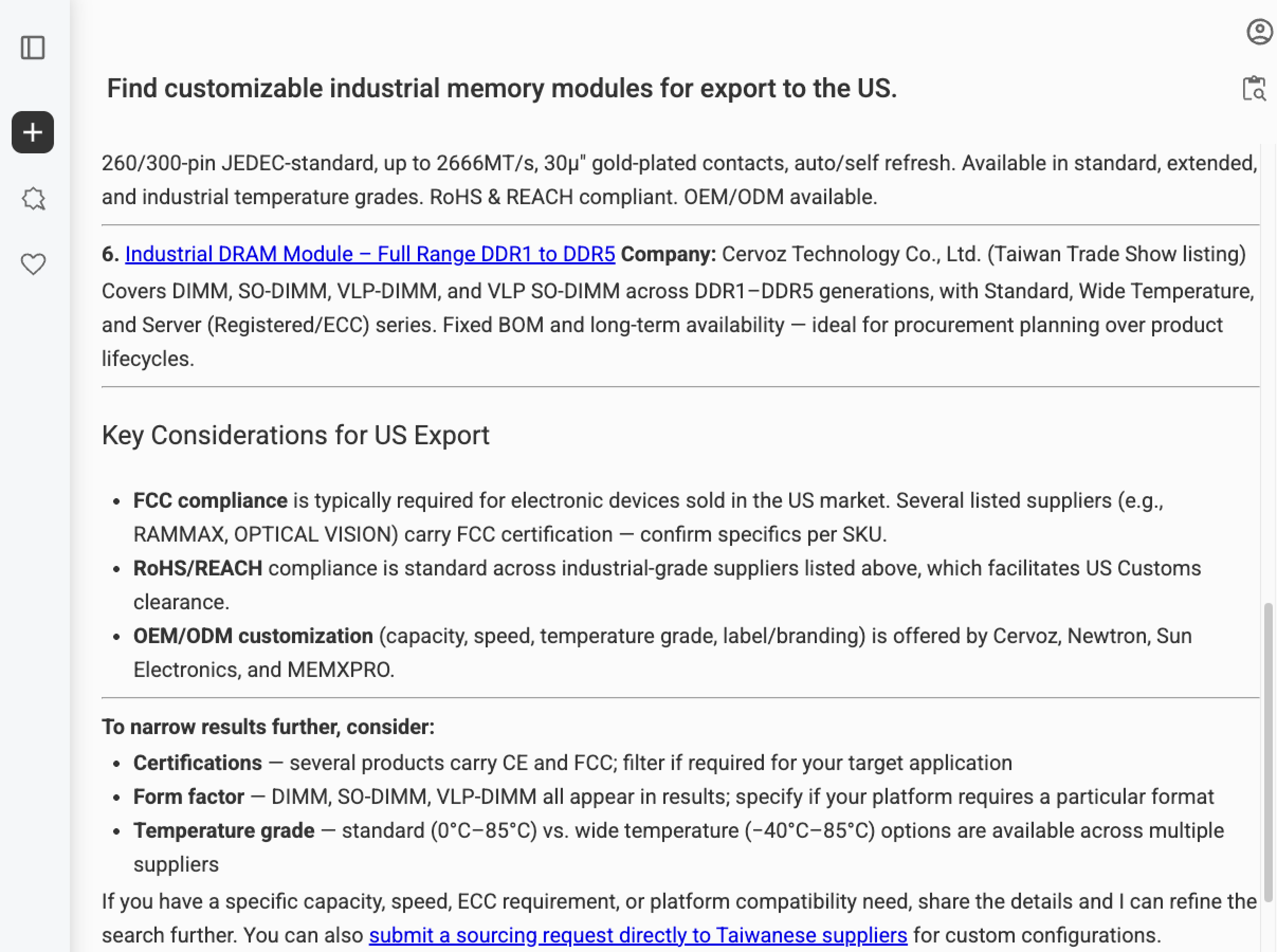 ASTRA semantic search interface